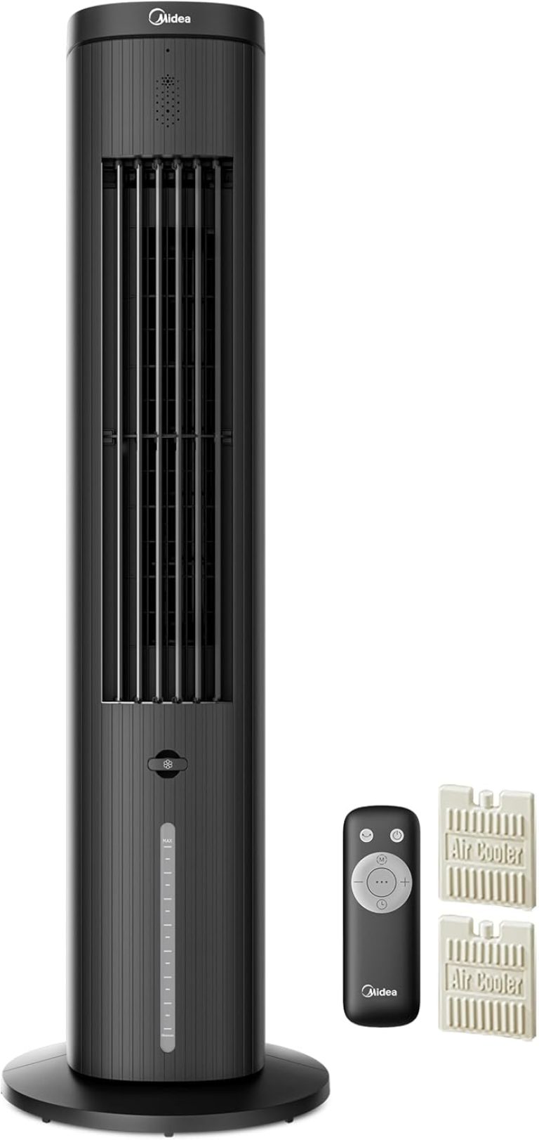 Midea 5L-3en1-Ventilateur Rafraîchisseur d'Air avec Télécommande, Noir